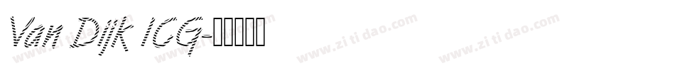 Van Dijk ICG字体转换